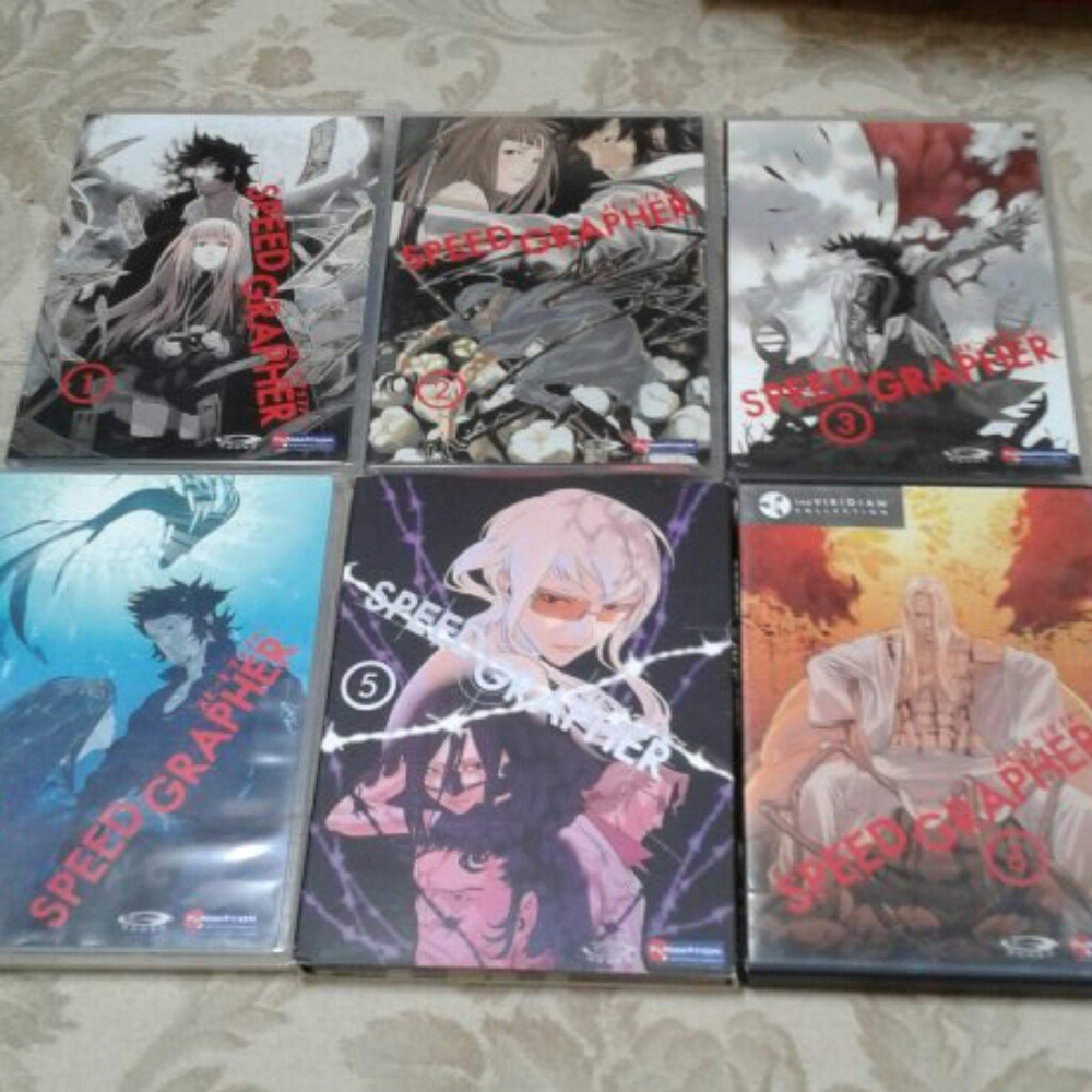 Speed Grapher Funimation DVD 1-6   TV  MA